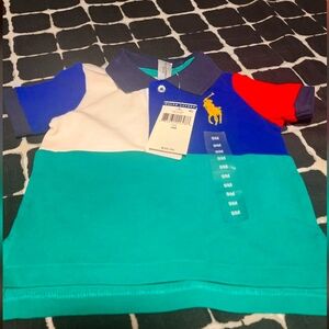 Polo Ralph Lauren infant Polo collar shirt size 9 months cotton